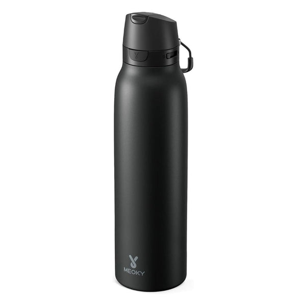 24 oz Slim Insulated Water Bottle with Locking Lid