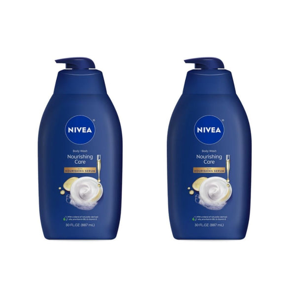 2 NIVEA Nourishing Care Body Wash