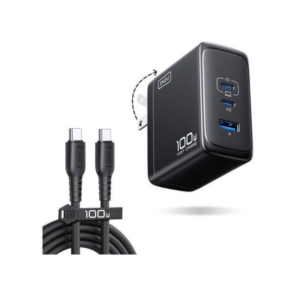 INIU 100W Multiport Fast Laptop Charger with 5FT 100W Cable
