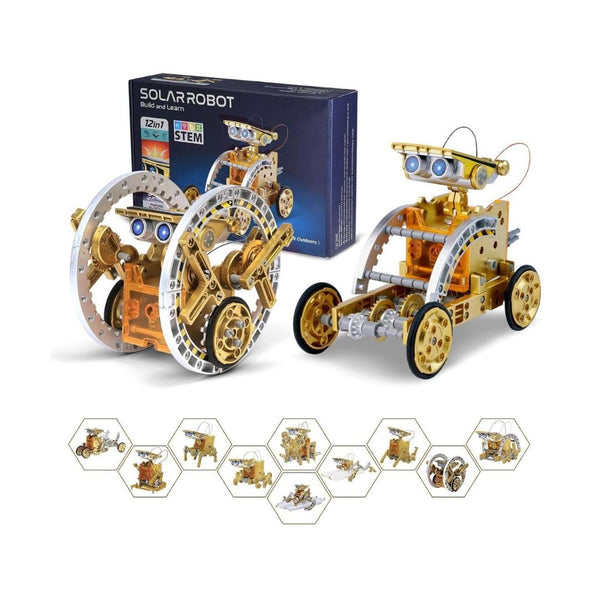 12-in-1 Solar Robot Building Science Kit