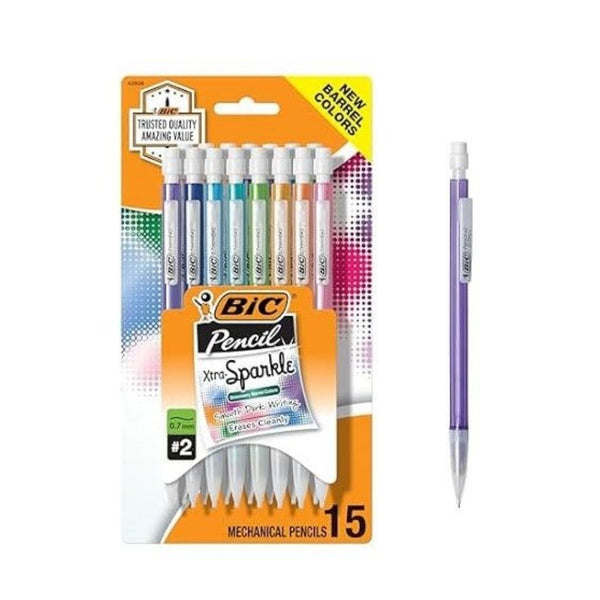 15-Pack BIC Xtra-Sparkle Mechanical Pencils