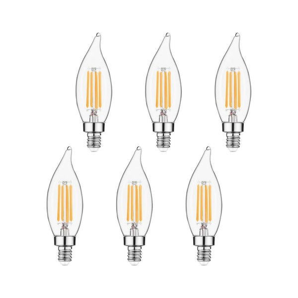 6-Pack Sigalux E12 LED Candelabra Bulbs