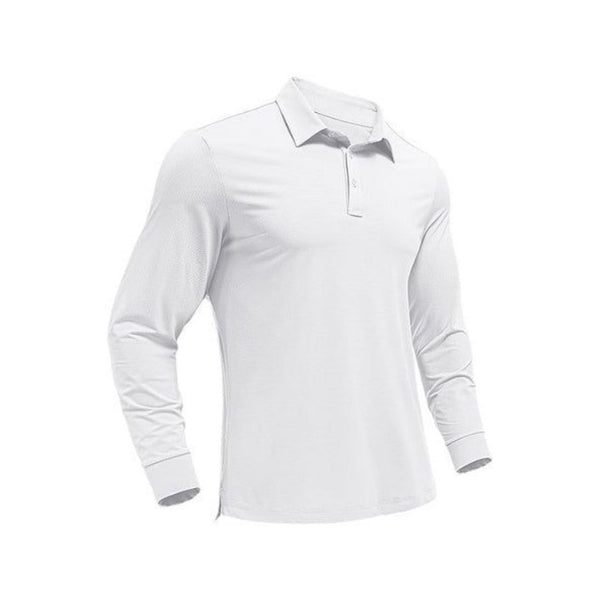 Men's Long Sleeve Golf Polo Shirts (9 Colors)