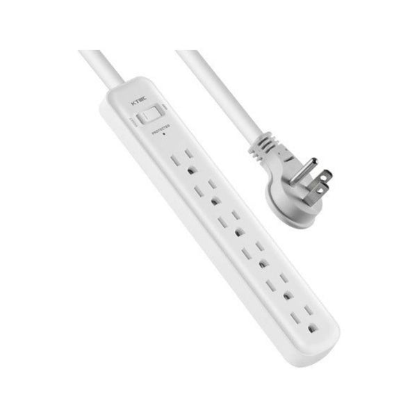 6 Foot Surge Protector Power Strip With Extension Cord