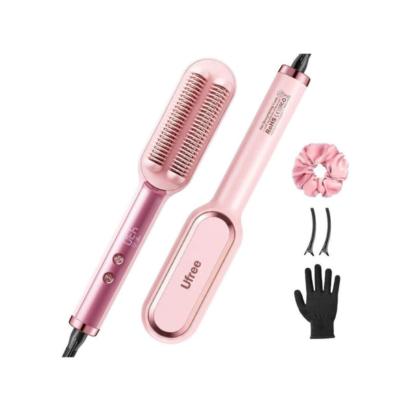 Double Row Ionic Hair Straightener Brush