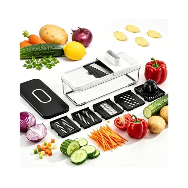 Mandoline Vegetable Slicer and Chopper with 5 Blades