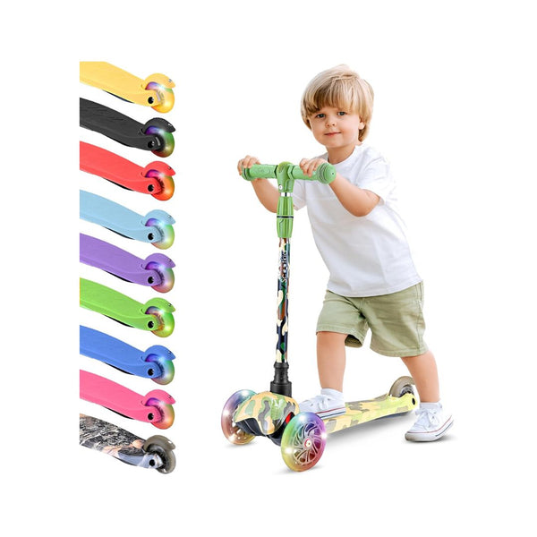 Hurtle Mini Kickboard 3 Wheel Scooter