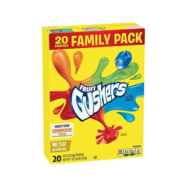 6 Pack Betty Crocker Gushers Fruit Snacks Variety (OU)