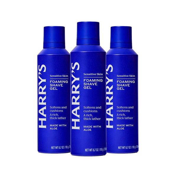 3 Pack Harry's Foaming Shave Gel