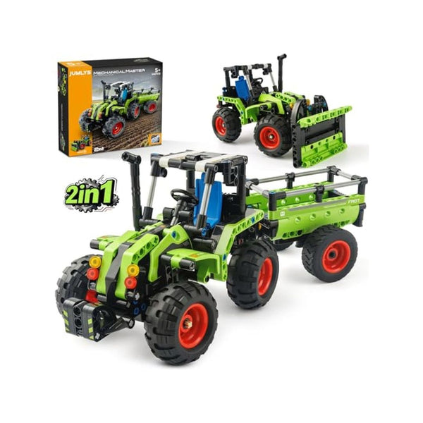 346 Piece STEM Tractor Bulldozer Building Block Set