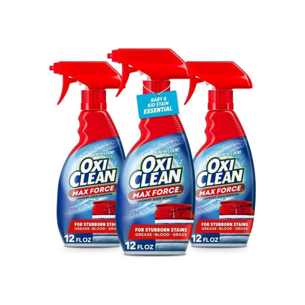 3-Pack 12-Oz OxiClean Max Force Laundry Stain Remover Spray