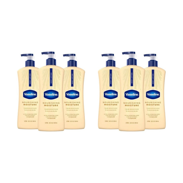6 Pack Vaseline Oat Extract Body Lotion