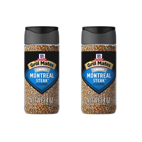 2 McCormick Grill Mates Smoky Montreal Steak Seasonings