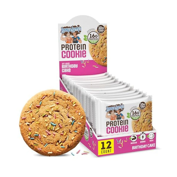 12 Pack Lenny & Larry's Birthday Cake Protein Cookies (OU-D)