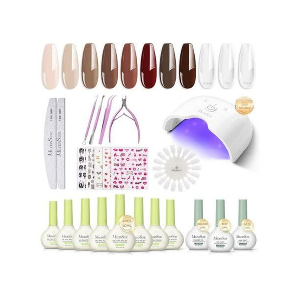 MelodySusie Gel Nail Kit With Cordless UV Lamp