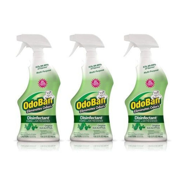 3 OdoBan Ready-to-Use Disinfectant and Odor Eliminator Spray Bottles