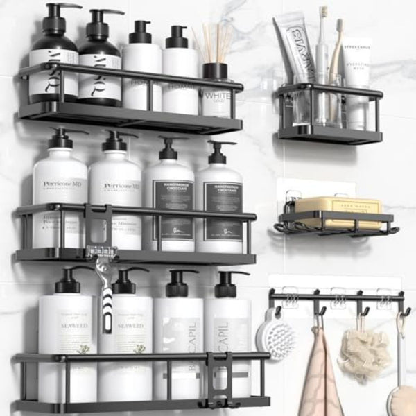 Set Of 6 Shower Caddy Organizers