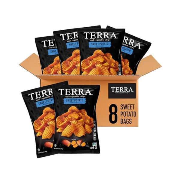 8 Pack Of Terra Sweet Potato With Sea Salt Vegetable Chips