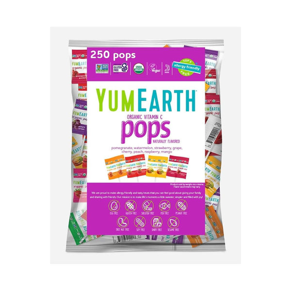 250 YumEarth Organic Vitamin C Pops Variety Pack