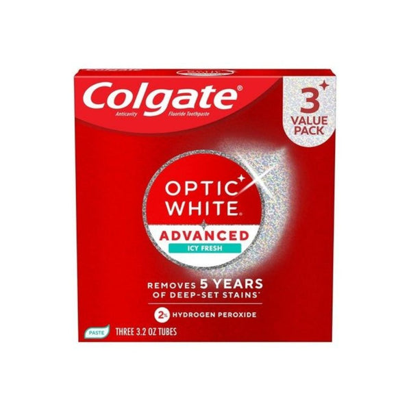 3-Pack Colgate Optic White Advanced Toothpaste