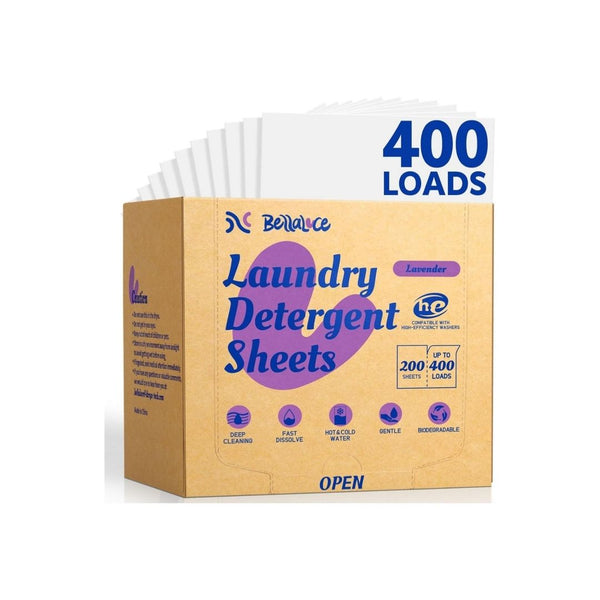 400 Loads Laundry Detergent Sheets