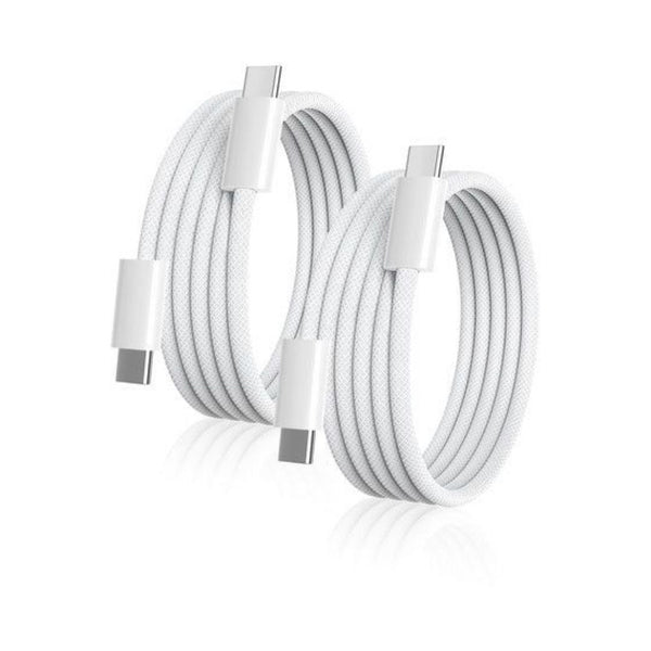 2-Pack USB-C To USB-C Fast Charging Cables