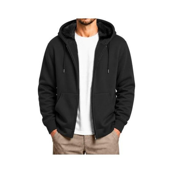 Scodi Men's Heavyweight Fleece Zip Up Hoodie