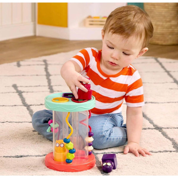 B. toys Hooty-Hoo Owls Shape Sorter & Bead Maze