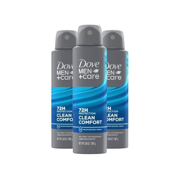 3-Pack Dove Men Antiperspirant Dry Sprays