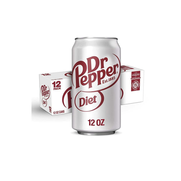 12 Pack Of Diet Dr Pepper 12oz Cans