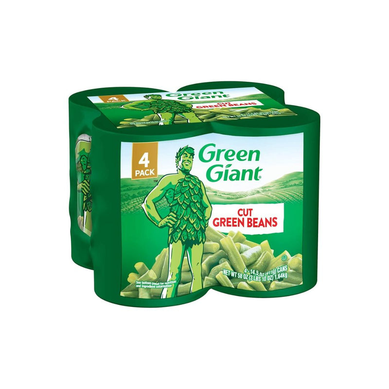 4 Cans of Green Giant Cut Green Beans (14.5 Ounce Cans)