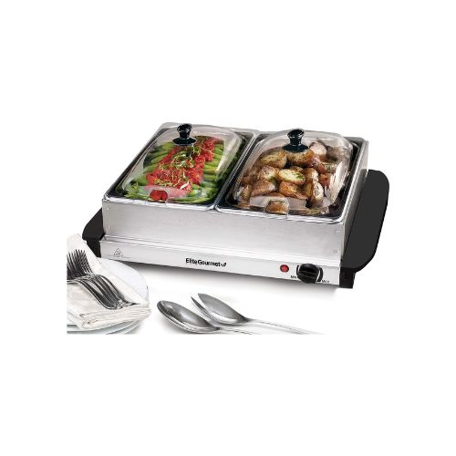 Elite Gourmet Dual Buffet Server with Temperature Control – simplexdeals