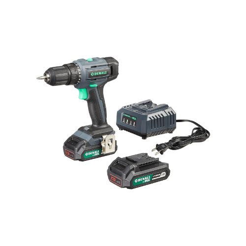 Amazon Brand Denali SKIL 20V Drill Driver Kit With Two 2.0Ah Lithium Batteries
