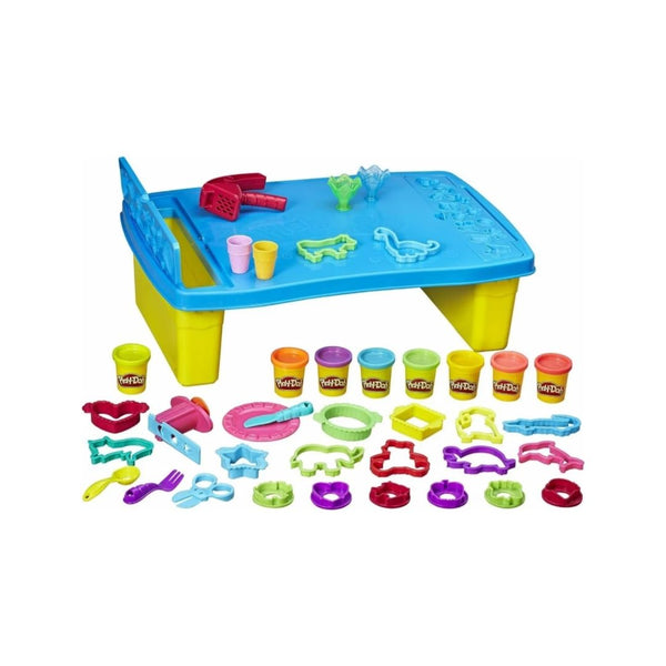 Play-Doh Play ‘n Store Table Toy, Over 25 Play-Doh Accessories, 8 Modeling Compound Colors