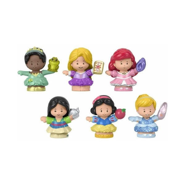 Fisher-Price Little People Disney Princess Gift Set with 6 Character Figures