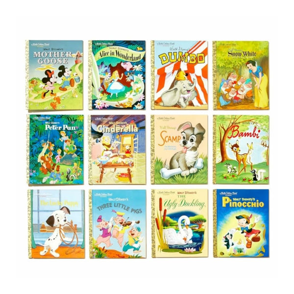 12 Beloved Disney Classic Little Golden Books (Disney Classic) Hardcover