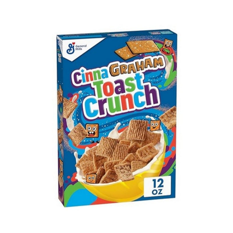 Cinnagraham Toast Crunch Breakfast Cereal, Whole Grain, 12 oz