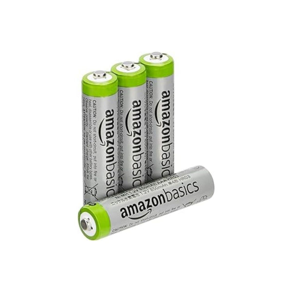 4-Pack Amazon Basics Rechargeable AAA