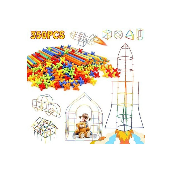 350Pcs Straw Constructor STEM Building Toys