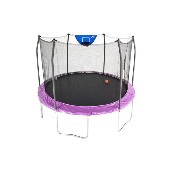 Skywalker Jump N’ Dunk 12 Foot Trampoline with Enclosure Net