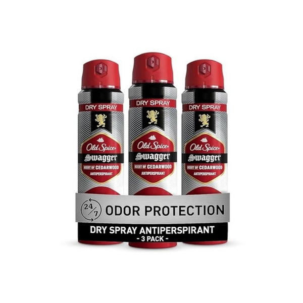 3-Pk Old Spice Antiperspirant and Deodorant for Men, Invisible Dry Spray