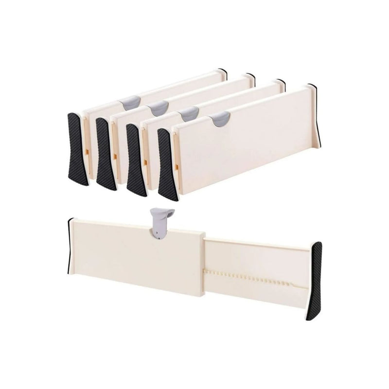 4-Pack of Adjustable Drawer Dividers