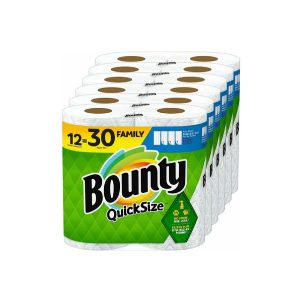 Bounty Quick-Size Paper Towels (36 Family Rolls = 90 Regular Rolls) + Get $25 Amazon Credit!