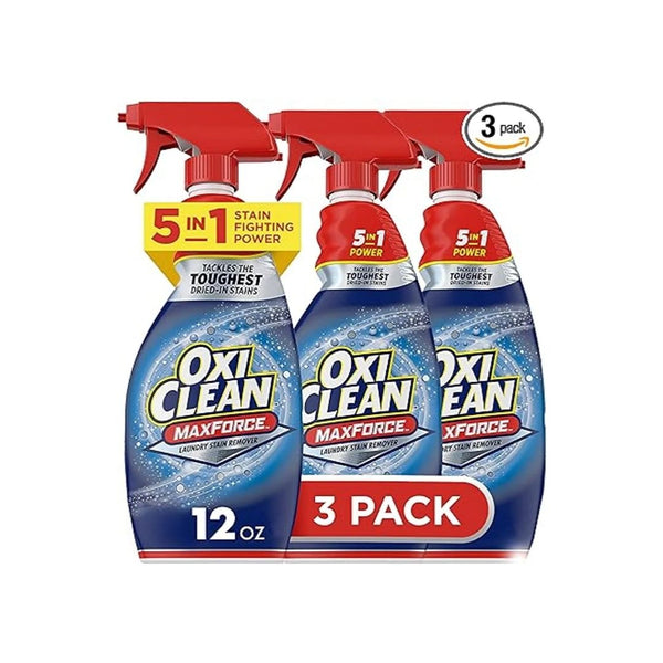 3-Pack OxiClean Max Force Laundry Stain Remover Spray