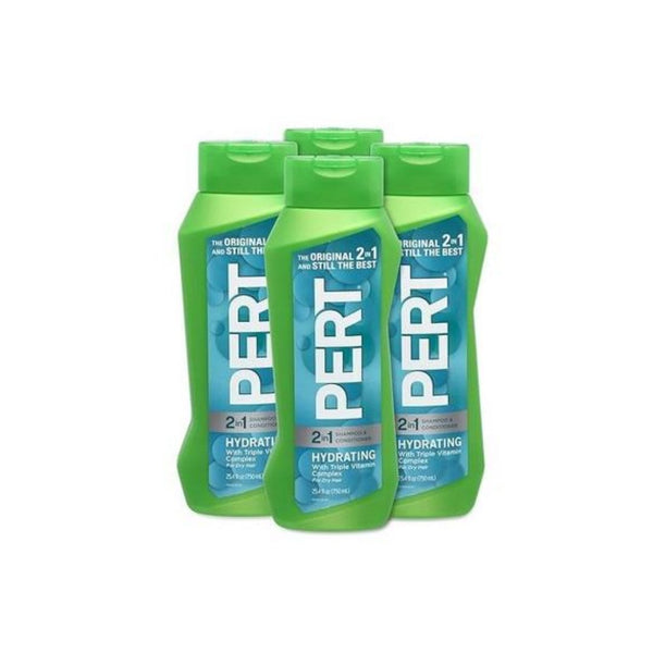 4-Pack Pert Hydrating 2 In 1 Shampoo Plus Conditioner