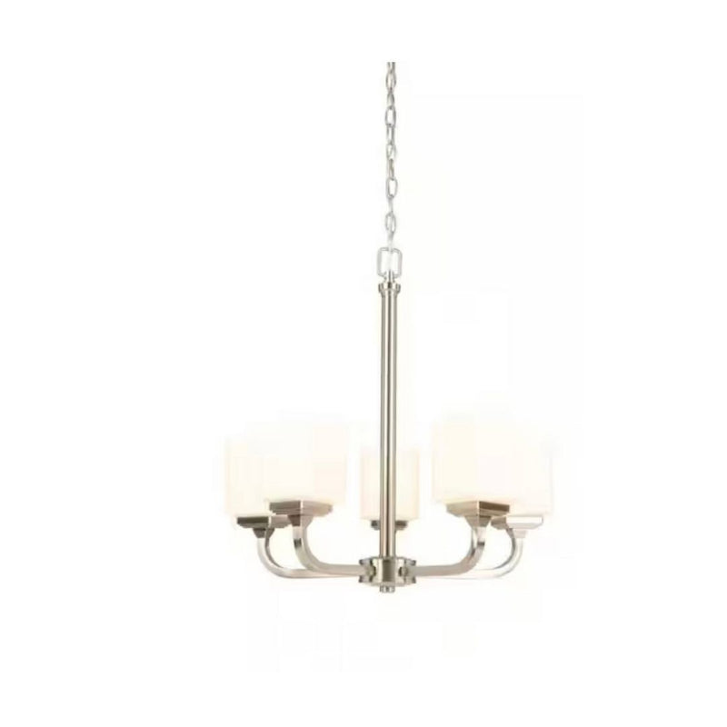 Hampton Bay 5-Light Brushed Nickel Chandelier