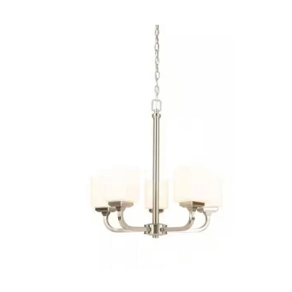 Hampton Bay 5-Light Brushed Nickel Chandelier