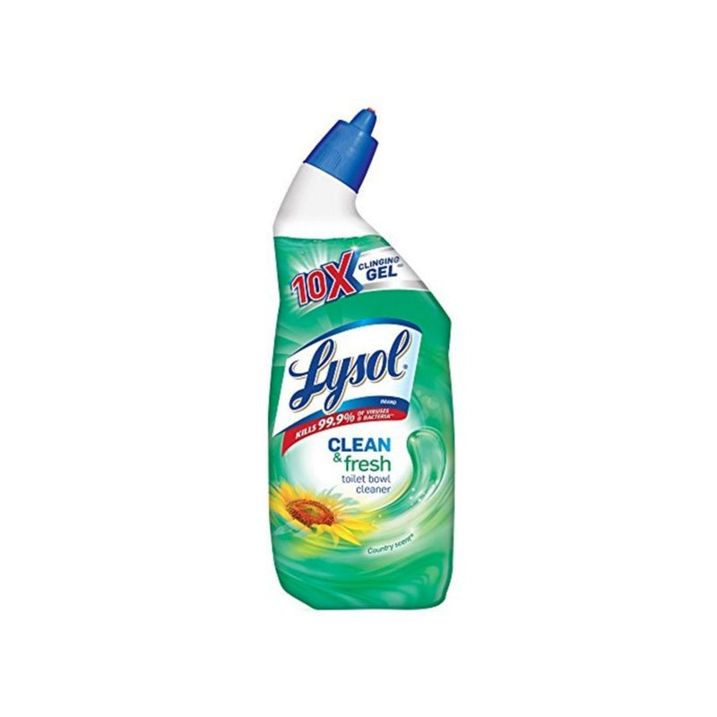 Lysol Toilet Bowl Cleaner Gel Forest Rain Scent 24oz Bottle