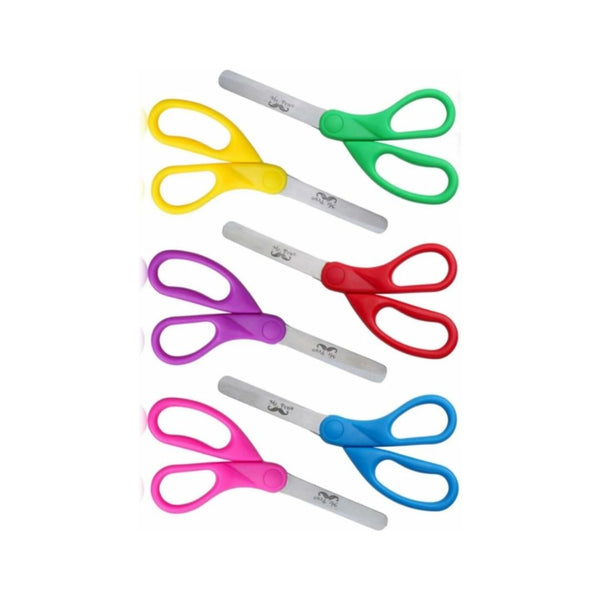 6 Pack of Kids Scissors