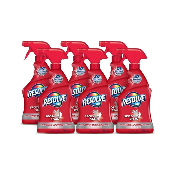6 Count Resolve Triple Oxi Advanced Carpet Cleaner and Stain Remover